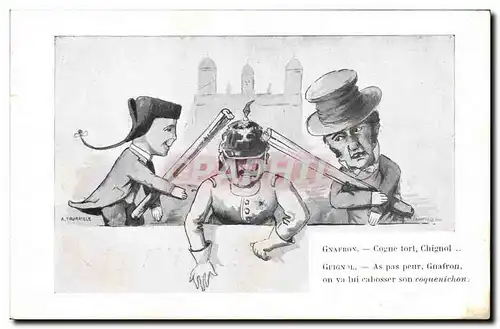 Cartes postales Theatre Guignol Gnafron