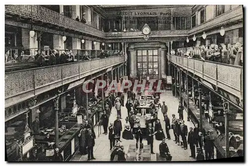 Cartes postales Banque Credit Lyonnais Paris Une des principales galeries TOP