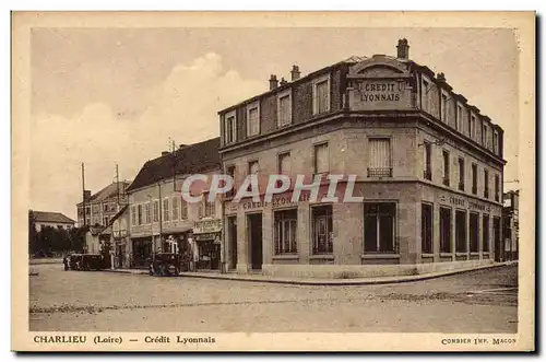 Cartes postales Banque Charlieu Credit Lyonnais