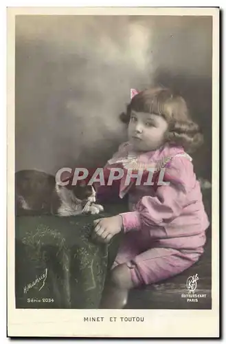 Cartes postales Chat Chats Chaton Enfant