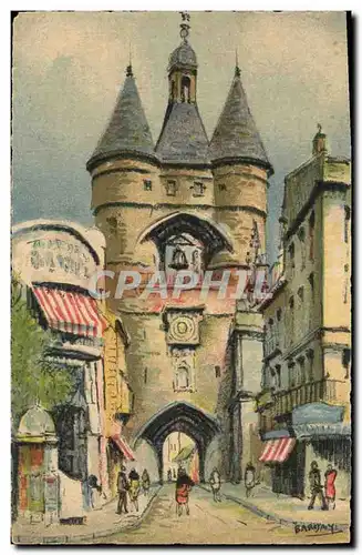 Cartes postales Fantaisie Illustrateur Barday Bordeaux La grosse cloche