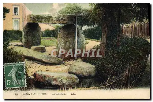 Ansichtskarte AK Dolmen Menhir Saint Nazaire