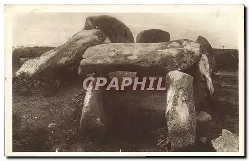 Ansichtskarte AK Dolmen Menhir Carnac Dolmen de Kermario