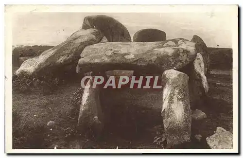 Cartes postales Dolmen Menhir Carnac Dolmen de Kermario