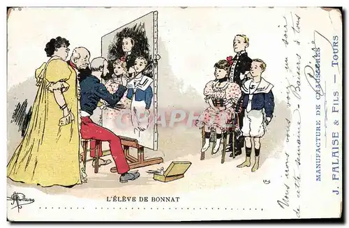 Cartes postales Militaria L&#39eleve de Bonnat