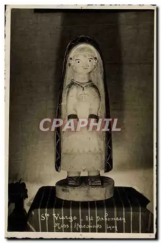 Cartes postales Folklore Ste Vierge Art Dahomeen Miss Africaines Lyon Dahomey