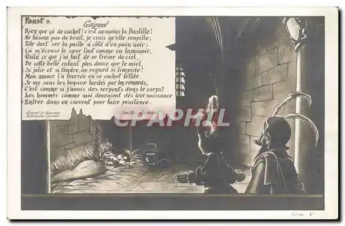 Cartes postales Guignol Theatre Faust