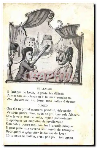 Cartes postales Guignol Theatre Guillaume