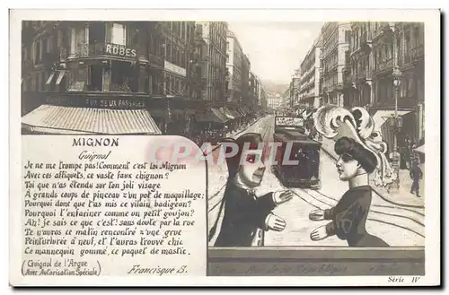 Cartes postales Guignol Theatre Mignon