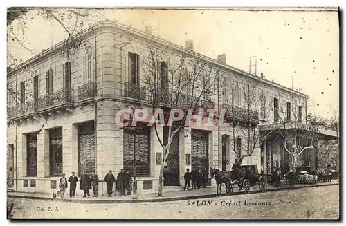 Cartes postales Banque Salon Credit Lyonnais