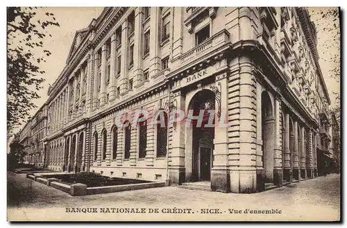 Cartes postales Banque Nationale de Credit Nice Vue d&#39ensemble