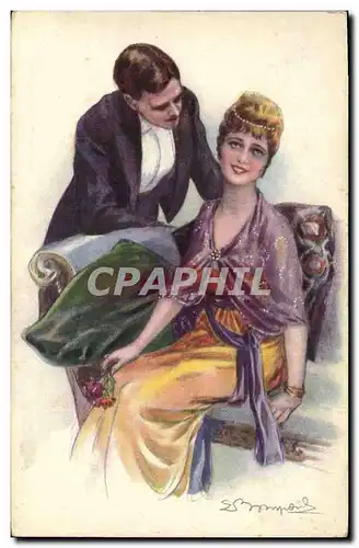 Cartes postales Fantaisie Illustrateur Femme