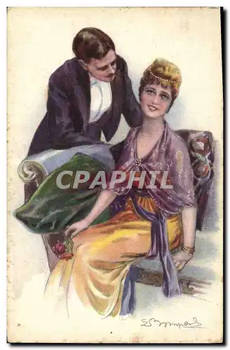 Cartes postales Fantaisie Illustrateur Femme