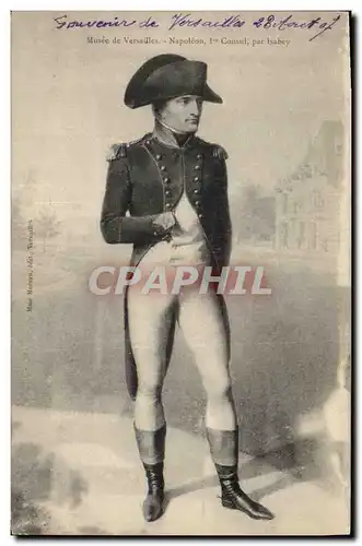 Cartes postales Napoleon 1er Consul par Isabey Musee de Versailles