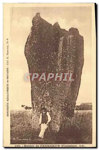 Cartes postales Dolmen Menhir de Penmarc&#39h