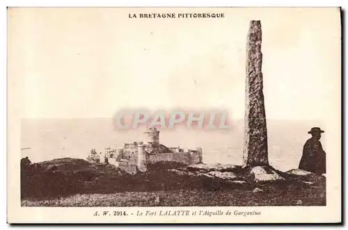 Ansichtskarte AK Dolmen Menhir Le Fort Lalatte et l&#39aiguille de Gargantua