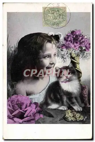 Cartes postales Chat Chats Chaton Enfant