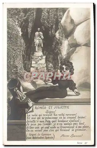 Cartes postales Guignols Romeo et Juliette Guignol