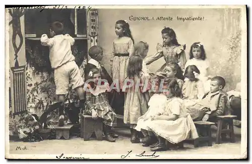 Cartes postales Guignols Guignol Enfants