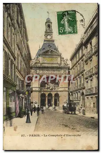 Cartes postales Banque Paris Le Comptoir d&#39Escompte