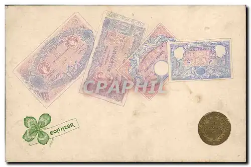 Cartes postales Billets Piece 10 Francs Or
