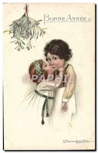 Cartes postales Fantaisie Illustrateur Bompard Enfants