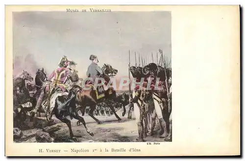 Cartes postales Napoleon 1er Musee de Versailles Vernet Bataille d&#39Iena