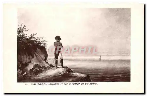 Ansichtskarte AK Napoleon 1er sur le rocher de Ste Helene Malmaison