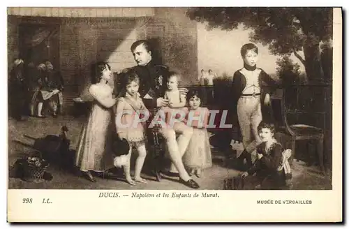 Cartes postales Napoleon 1er Ducis Napoleon et les enfants de Murat Musee de Versailles