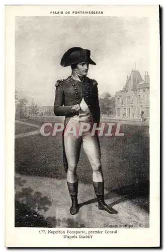 Cartes postales Napoleon 1er Bonaparte premier Consul Palais de Fontainebleau