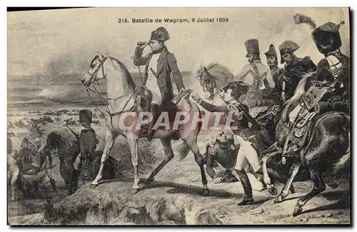 Ansichtskarte AK Napoleon 1er Wagram