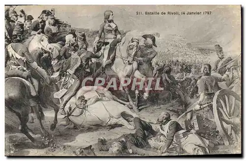 Ansichtskarte AK Napoleon 1er Bataille de Rivoli 14 janvier 1797