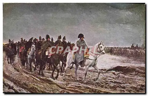 Cartes postales Napoleon 1er Meissonnier Campagne de France Russie Russia