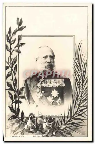 Cartes postales Albert Roi de Saxe