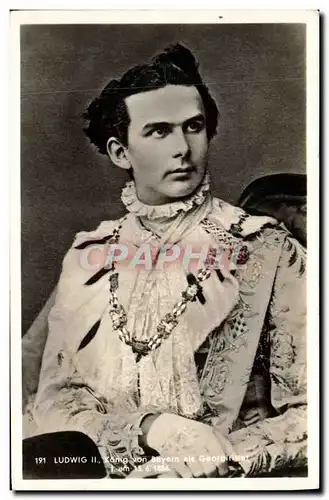 Cartes postales Ludwig II Koning von Bayern