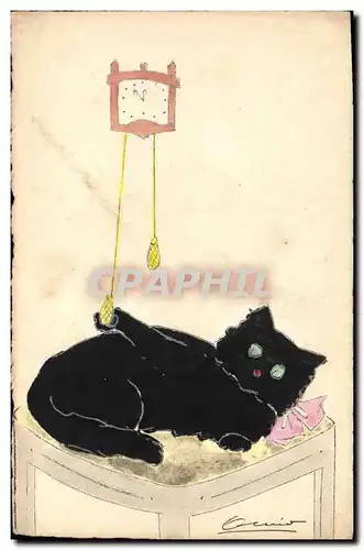 Cartes postales Chat Chats Chaton (dessin a la main)