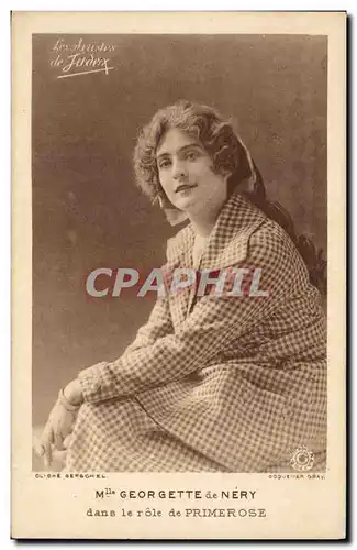 Cartes postales moderne Cinema Mlle Georgette de Nery dans le role de Primerose