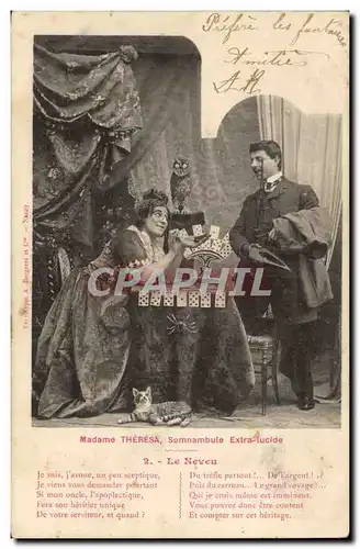 e Folklore Madame Theresa somnambule extra lucide Le neveu