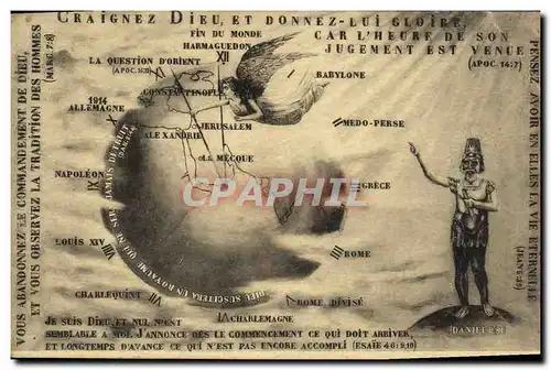 Cartes postales Cartomancie Voyance Folklore Craignez Dieu