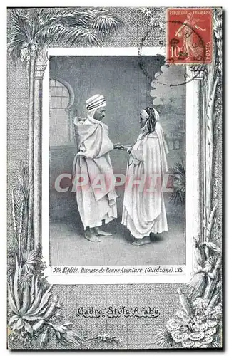 Cartes postales Cartomancie Voyance Folklore Algerie Diseuse de bonne aventure Guidzazne