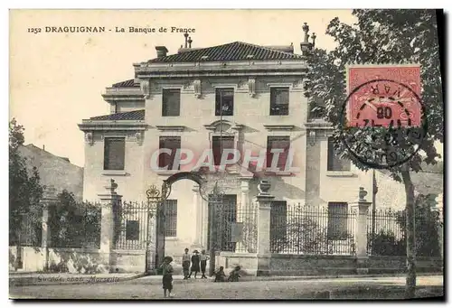 Cartes postales Banque de France Draguignan
