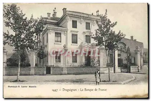 Cartes postales Banque de France Draguignan