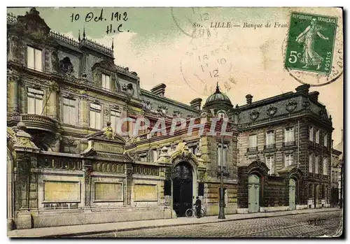 Cartes postales Banque de France Lille