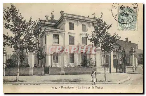 Cartes postales Banque de France Draguignan