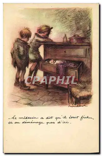 Cartes postales Fantaisie Illustrateur Poulbot