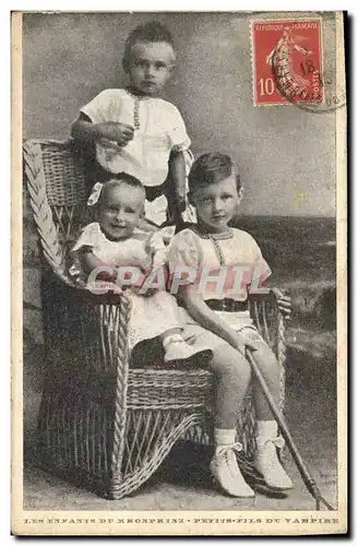 Cartes postales Les enfants du Kronprinz Petit fils du vampire