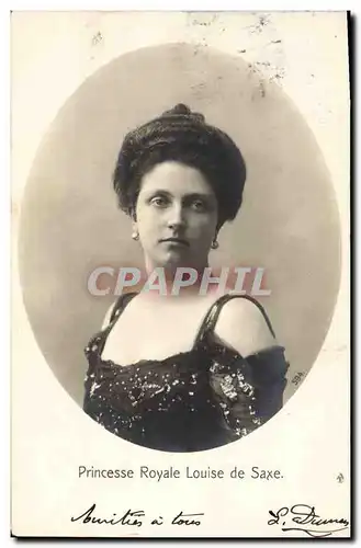 Cartes postales Princesse Royale Louise de Saxe