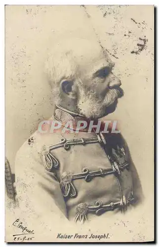 Cartes postales Kaiser Franz Joseph I