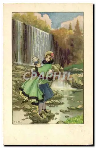 Cartes postales Fantaisie Illustrateur Femme