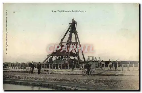 Cartes postales Expedition du sel Pechiney